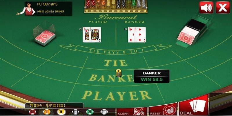 Bảng Tóm Tắt Cửa Cược Baccarat 888Top